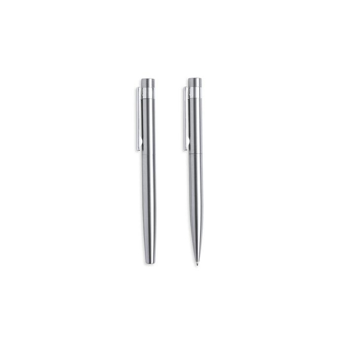 Set penna e roller in alluminio riciclato
