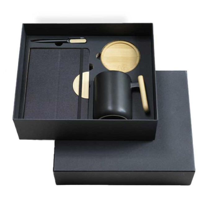 Set regalo Dune con taccuino, penna, tazza e sottobicchiere