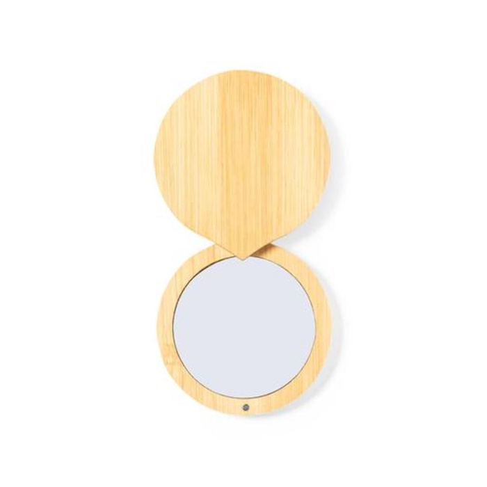 Specchietto da borsa in bamboo