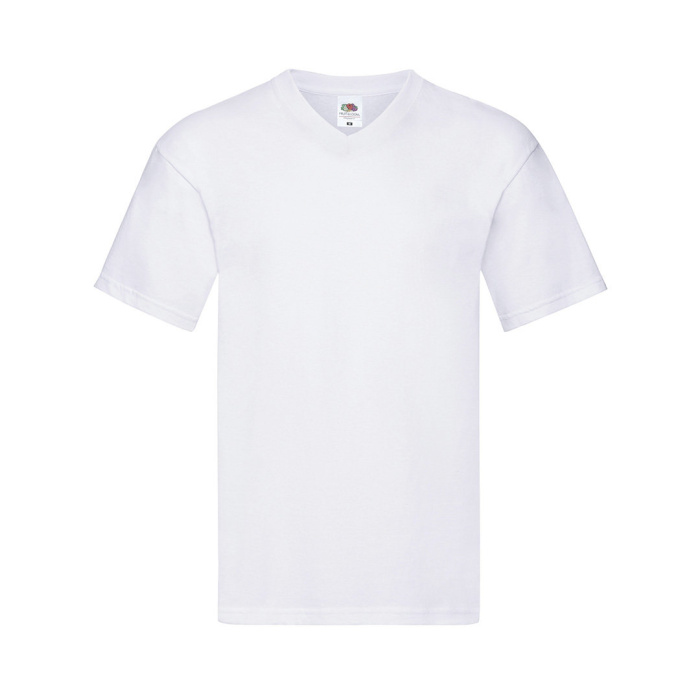 T-Shirt Scollo V Unisex Fruit of the Loom personalizzate