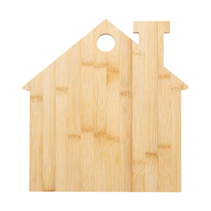 Tagliere bambù a forma di casetta