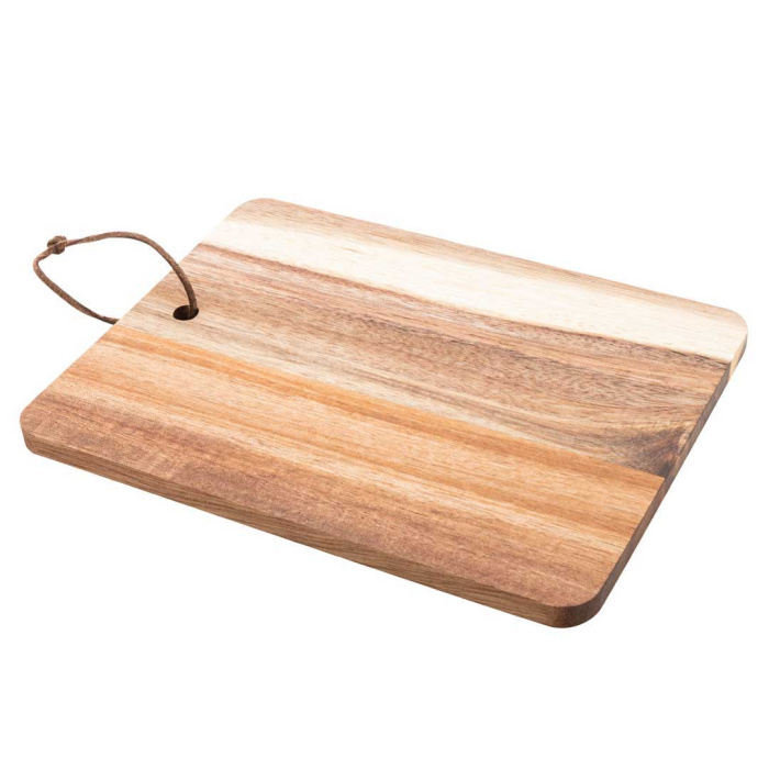 Tagliere in Legno di Acacia con Cordino 19,5x15 cm