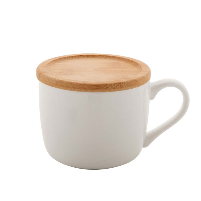 Mug bianca in porcellana di alta qualità 400ml