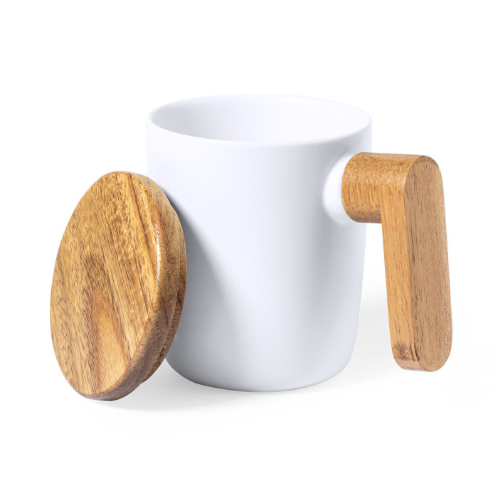 Mug con manico in legno | Edizione limitata
