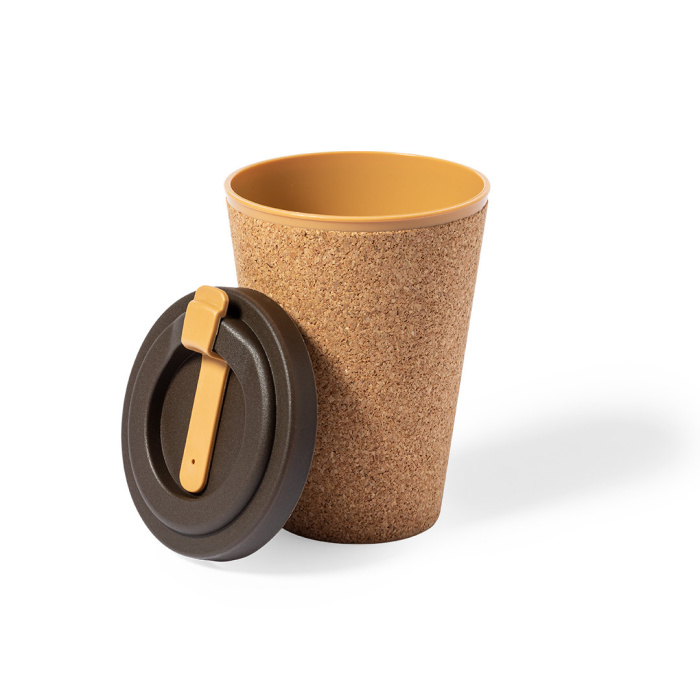 Tazza termica in sughero con logo