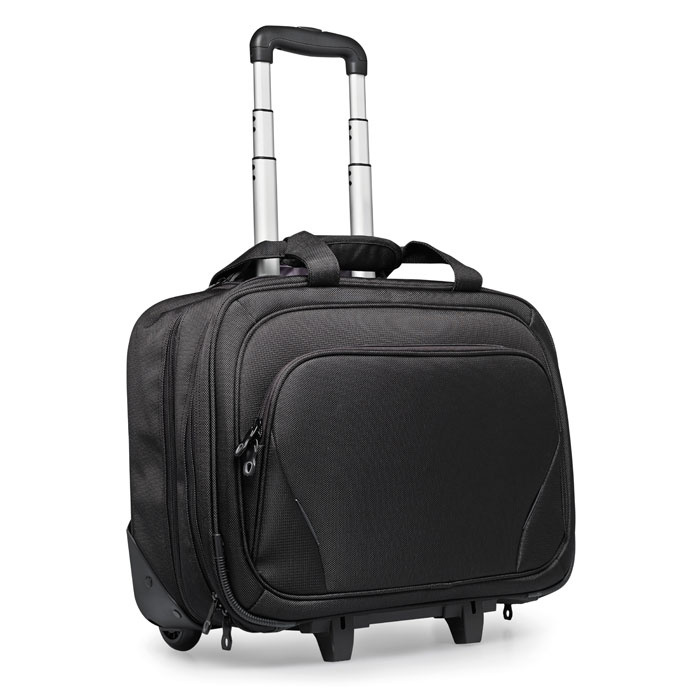 Trolley business in poliestere con scomparto laptop 17”