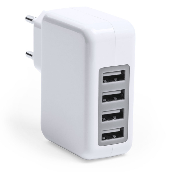 Caricabatterie da parete USB con 4 porte
