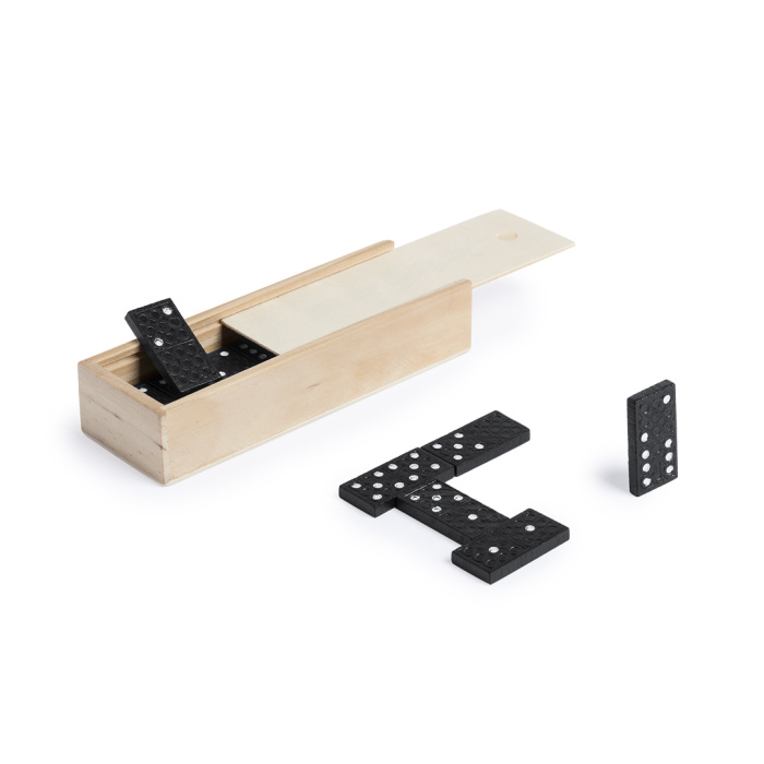 Domino in legno da 28 tessere
