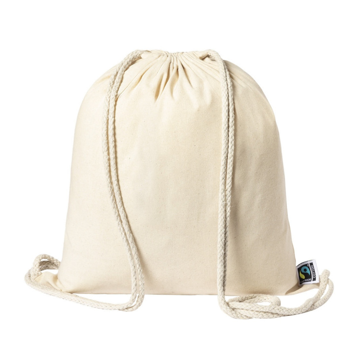 Zaino a sacca fairtrade da personalizzare