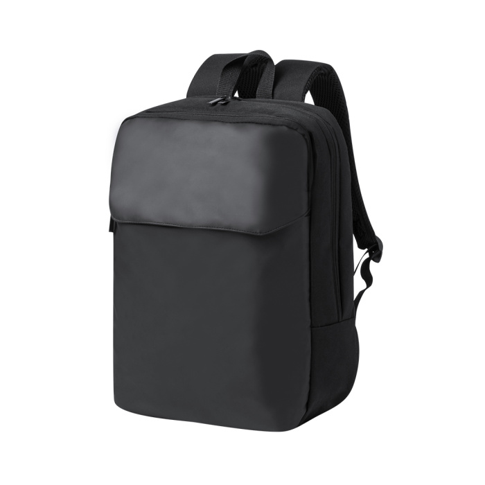 Zaino nero imbottito per pc 15” e tablet