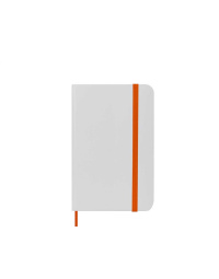 Blocchetto bianco con elastico colorato | A6