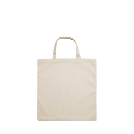 Borsetta shopper con manici corti in cotone leggero