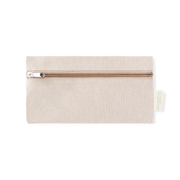Astuccio portapenne in cotone riciclato con zip
