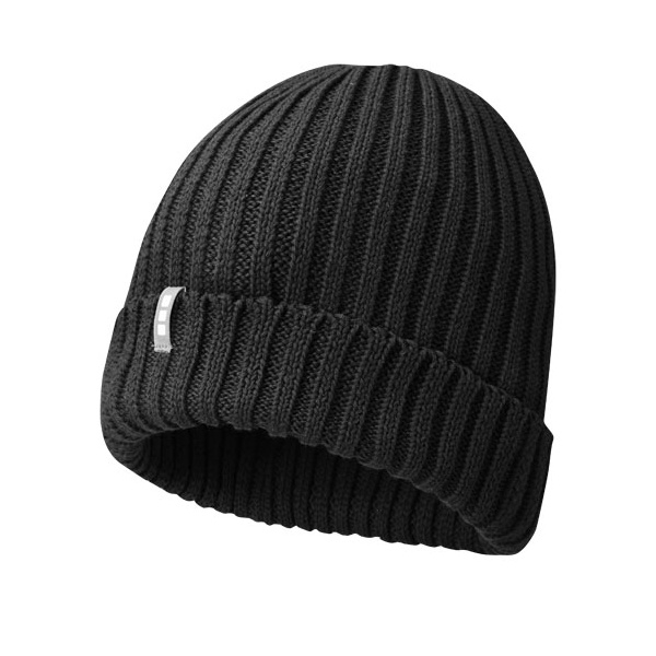 Berretto a costine in tessuto biologico