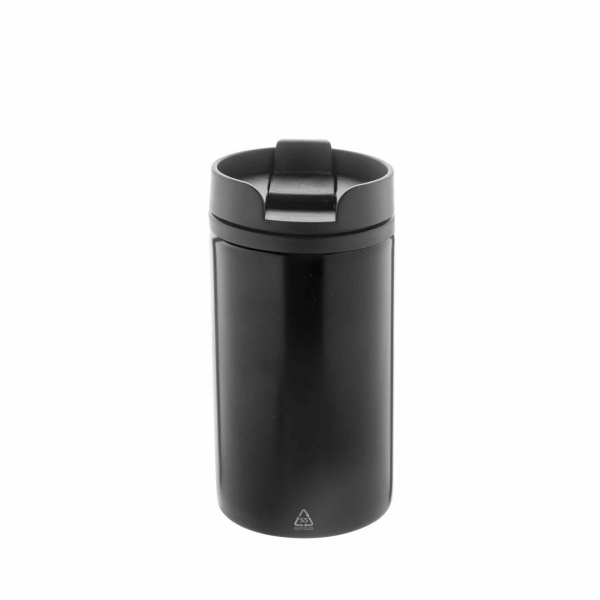 Bicchiere termico in acciaio riciclato e PP 250 ml