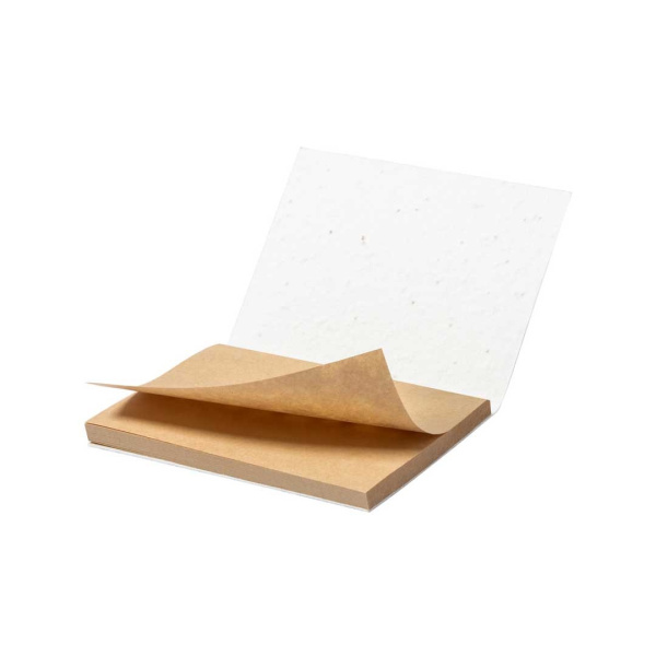 Blocchetto in carta riciclata e semi