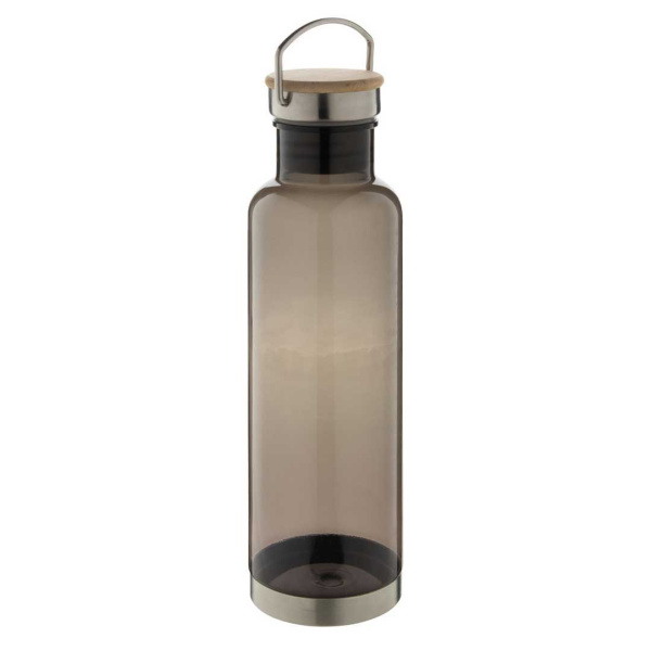 Borraccia 800 ml in Tritan senza BPA con base in acciaio e tappo in bambù