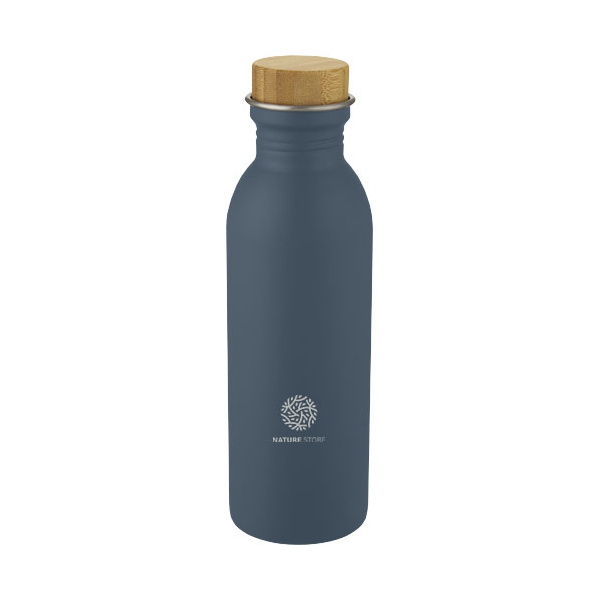 Borraccia 650 ml in acciaio con tappo in bambu