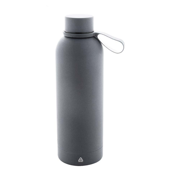 Borraccia termica 500 ml acciaio riciclato gommata