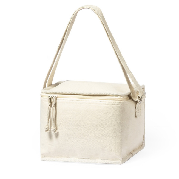 Borsa frigo in cotone con logo