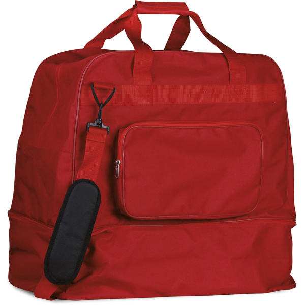 Borsa sportiva grande in poliestere con portascarpe