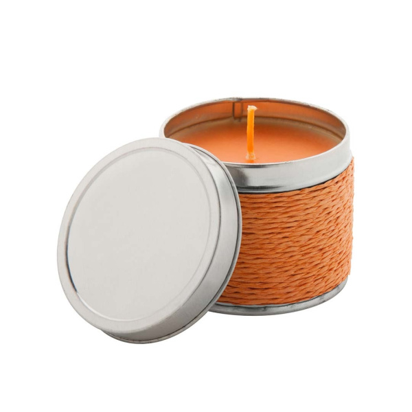 Candela Aromatica con Scatola in Metallo