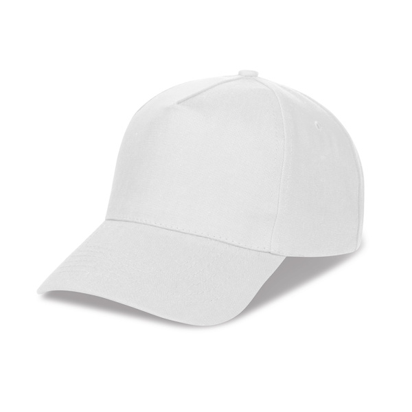 Cappellino golf 5 pannelli in poliestere resistente