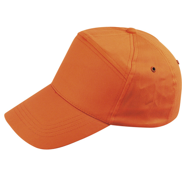 Cappellino 7 pannelli in cotone con chiusura velcro