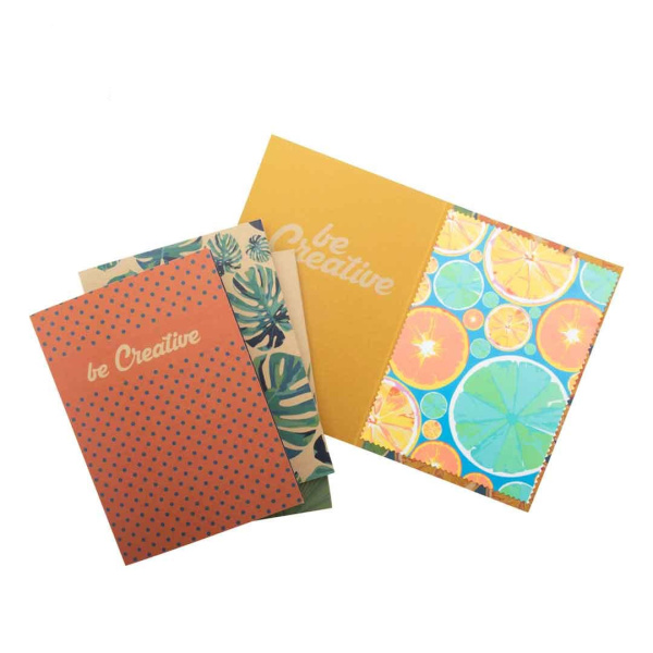 Cartolina pubblicitaria ecologica con salviettina pulisci occhiali 