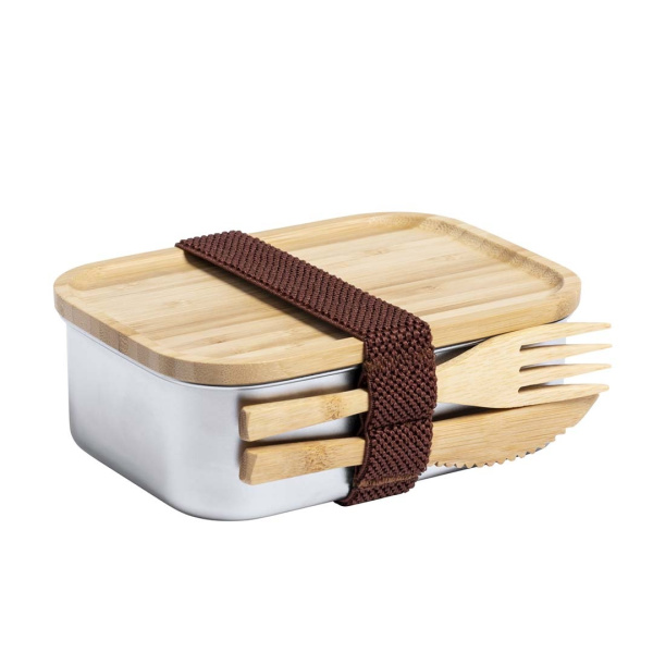 Porta pranzo con posate personalizzabili