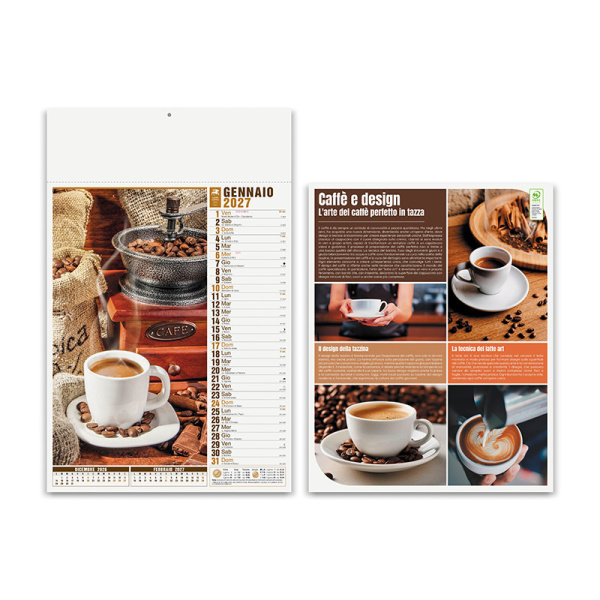 Calendario illustrato personalizzato Dolci momenti