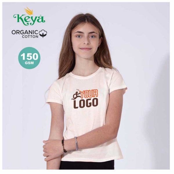 T-Shirt Bimbo cotone organico personalizzabile
