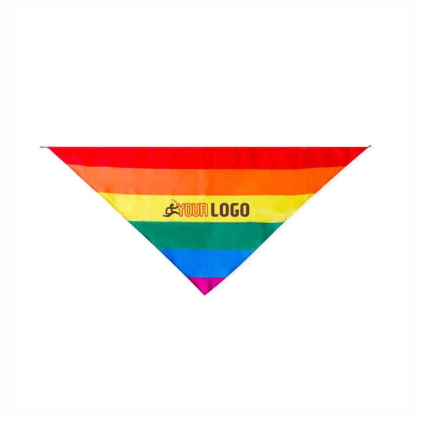 Bandana arcobaleno da personalizzare
