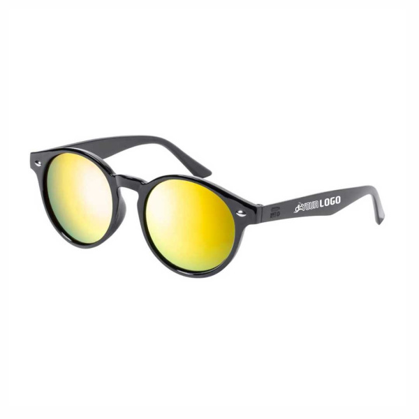 Occhiali da sole in RPET con lenti metallizzate e protezione UV 400