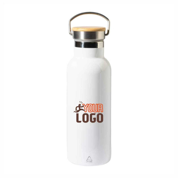 Borraccia termica 500 ml in acciaio riciclato per sublimazione