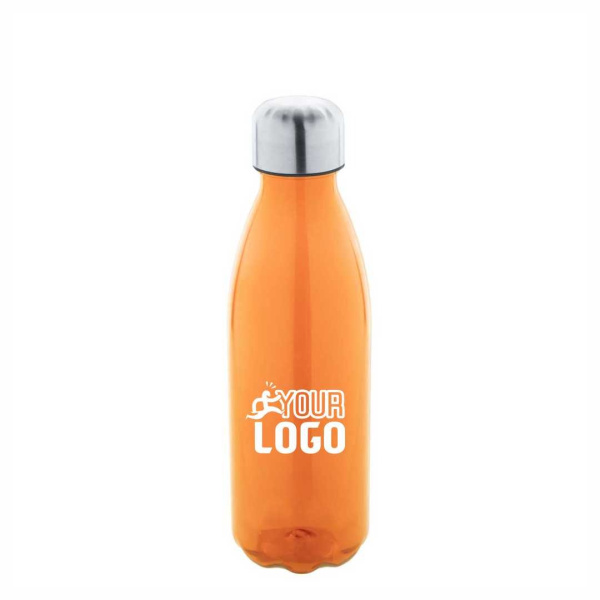 Borraccia da 600 ml in RPET senza BPA con tappo in acciaio inox