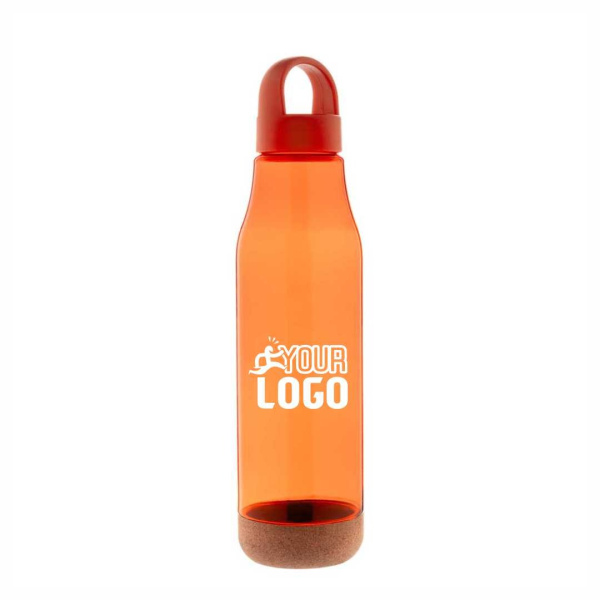 Borraccia 720 ml in RPET con base in sughero e tappo in plastica