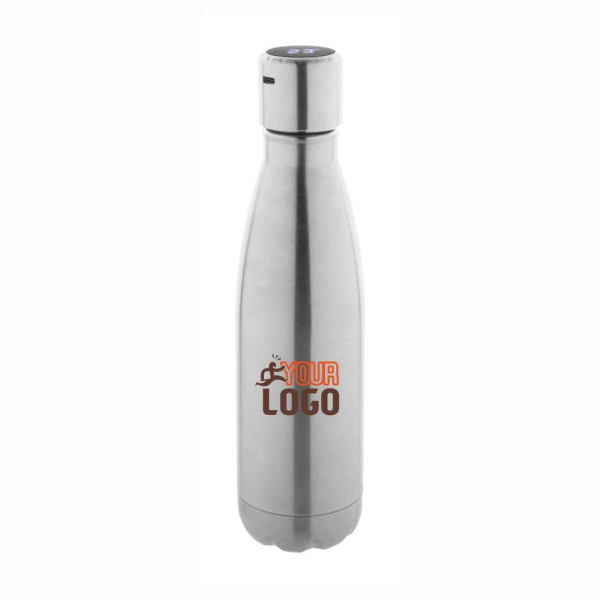 Borraccia termica 500ml in acciaio con display led