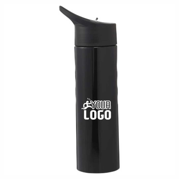 Borraccia sportiva con beccuccio in Acciaio 750 ml con stampa