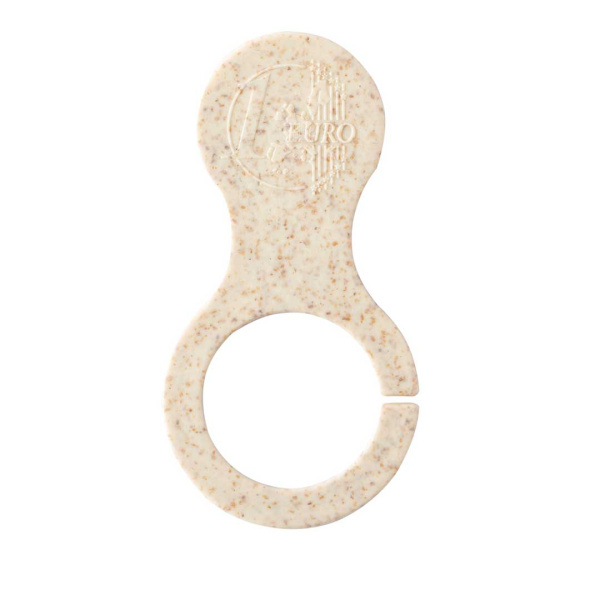 Gettone per carrello della spesa in plastica e paglia di grano