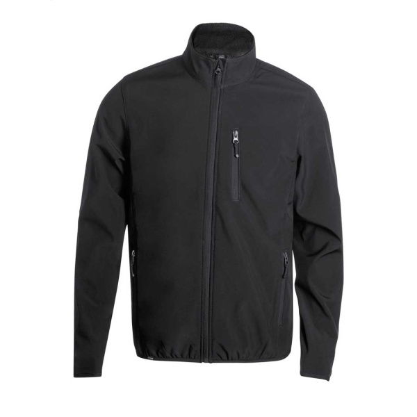Giacca softshell in RPET traspirante e impermeabile