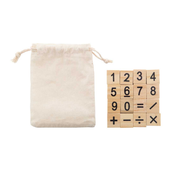 Gioco educativo in legno con 32 tessere