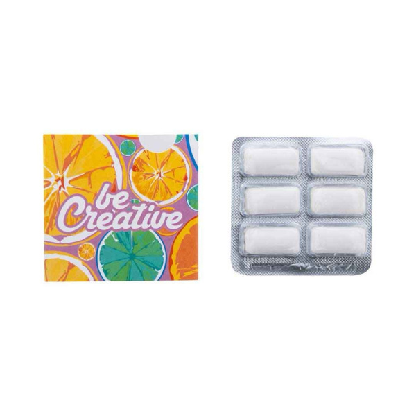 Gomme da masticare 6 pezzi senza zucchero