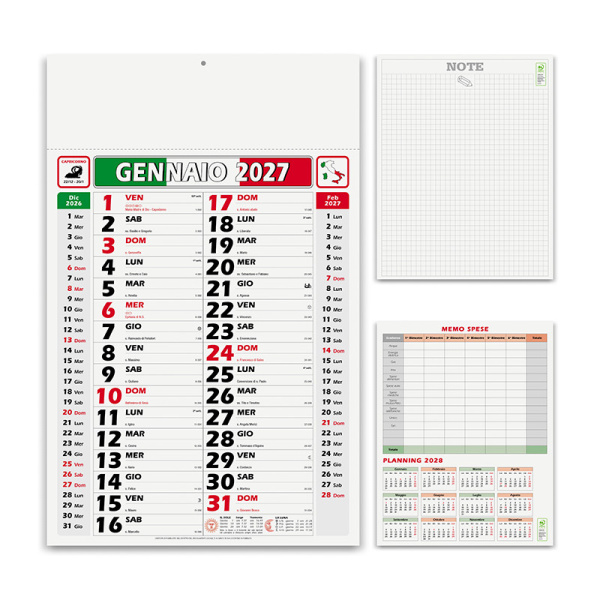 Calendario olandese Italy | 29x47cm