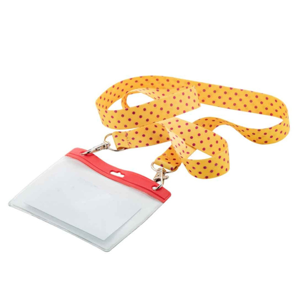 Lanyard con doppio moschettone 20mm
