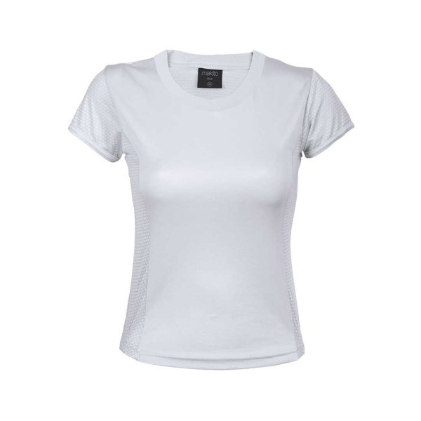 Maglietta tecnica sportiva donna con logo