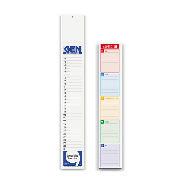 Calendario silhouette con frasi motivazionali