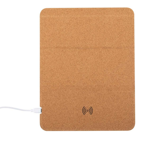 Tappetino mouse con caricatore wireless (5W)