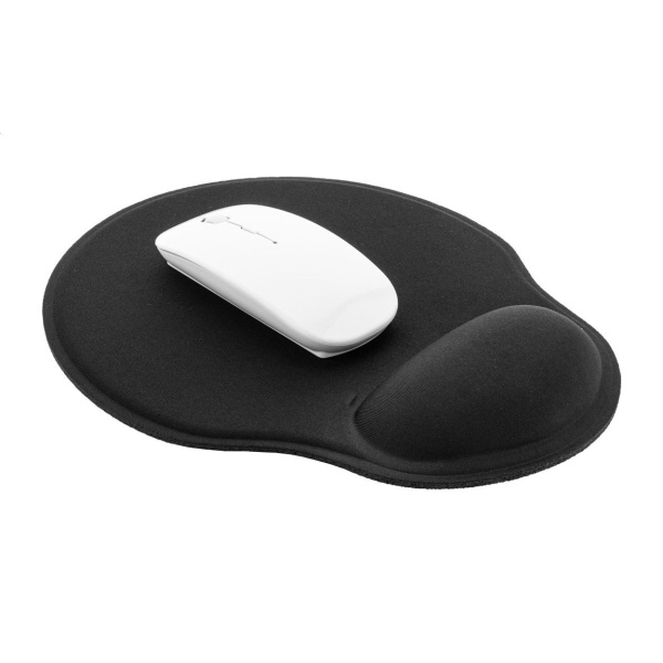 Mouse pad colorato in RPET con poggia polso ergonomico