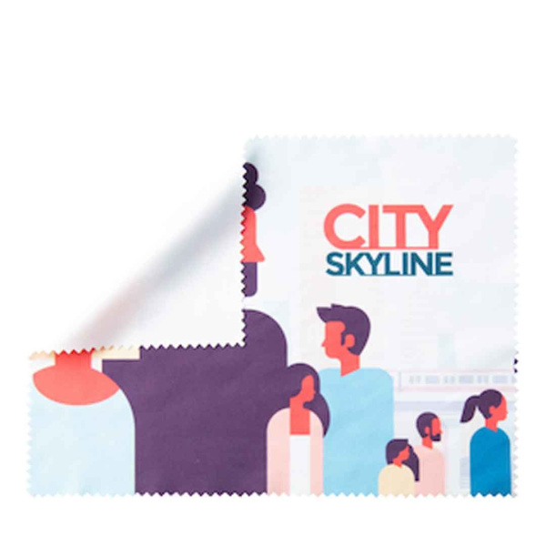 Panno pulisci occhiali personalizzato XL